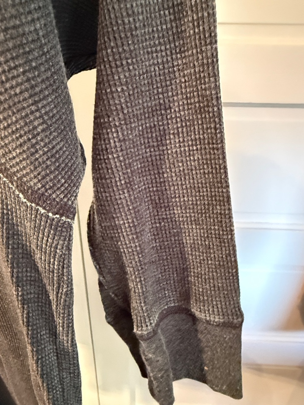 XXL thermal oversized thermal waffle knit lucky brand coastal tunic top - Picture 5 of 10